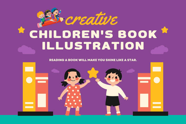 image of children book illustration service